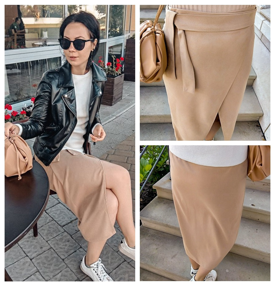 Long Wrap Skirt