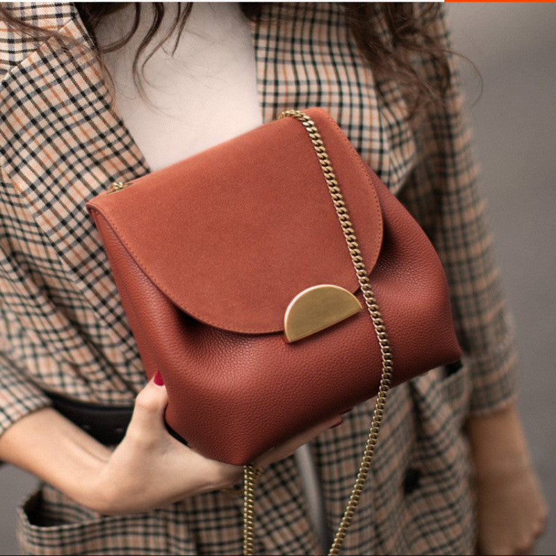 Chain Shoulder Bucket Bag