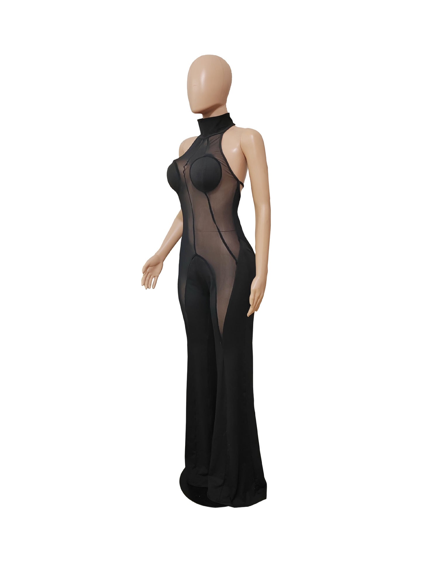 Expose Mesh Jumpsuit