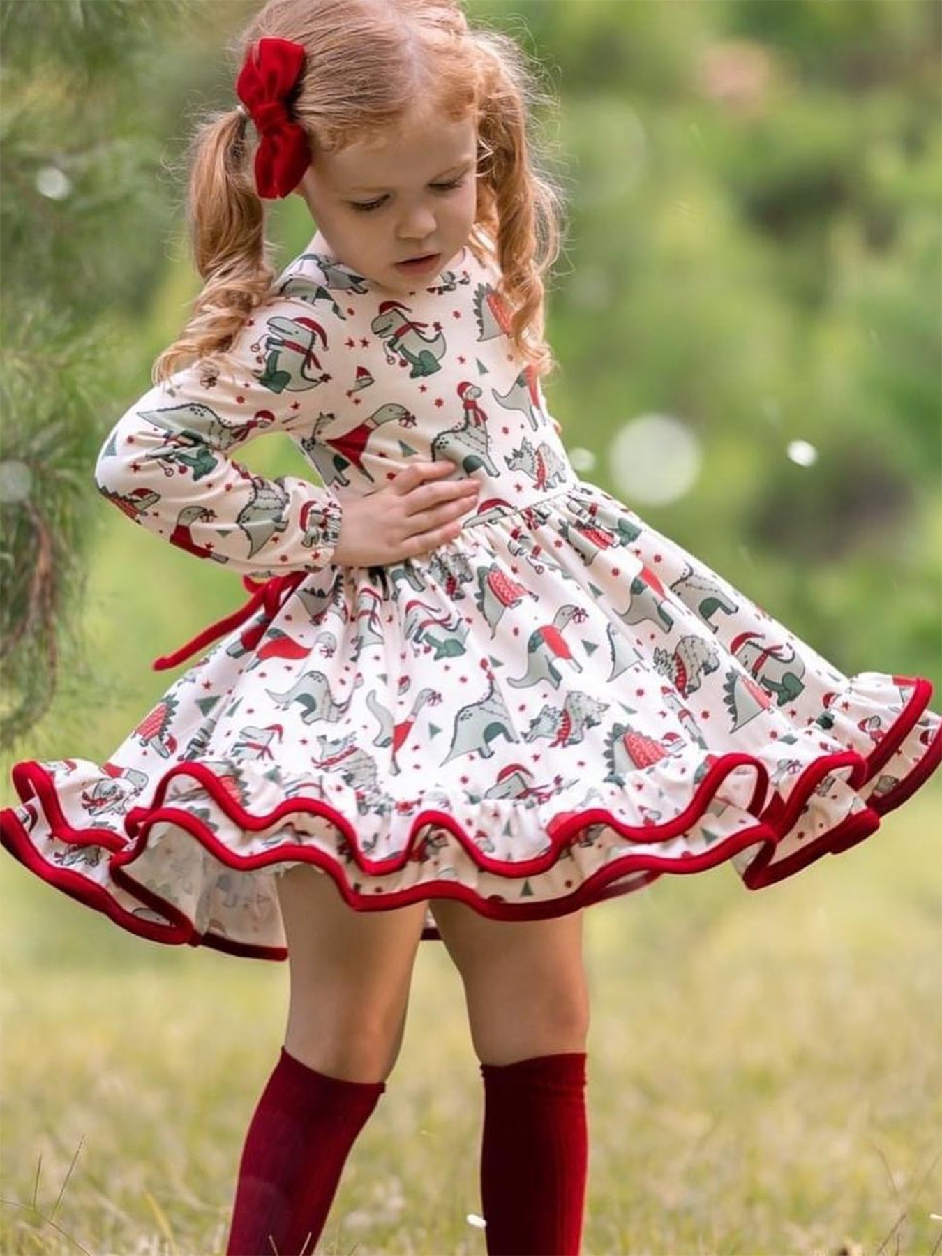 Girls' Printed 2 Sisters Dress