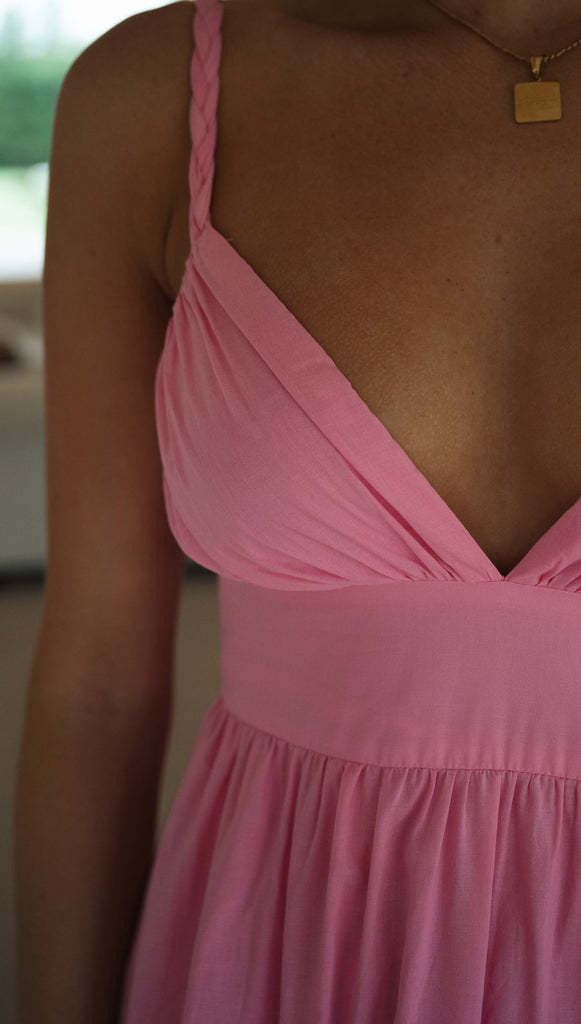 Long Swing Bodice Dress