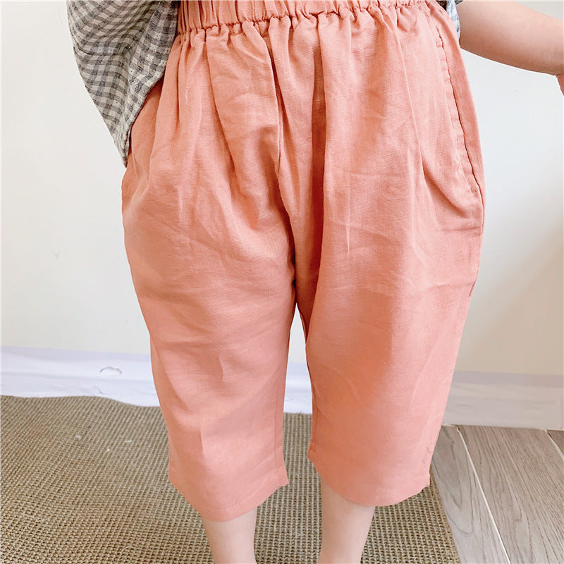 Girls Cotton Trousers