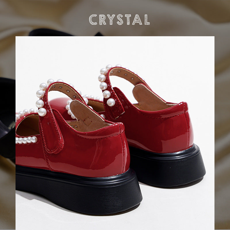 Children's Soft-soled Lolita Leather Shoes