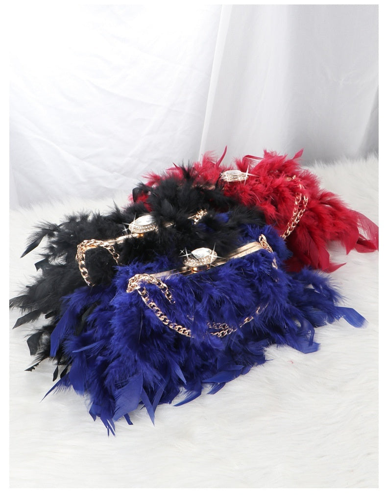 Rhinestone-encrusted Dinner Purse