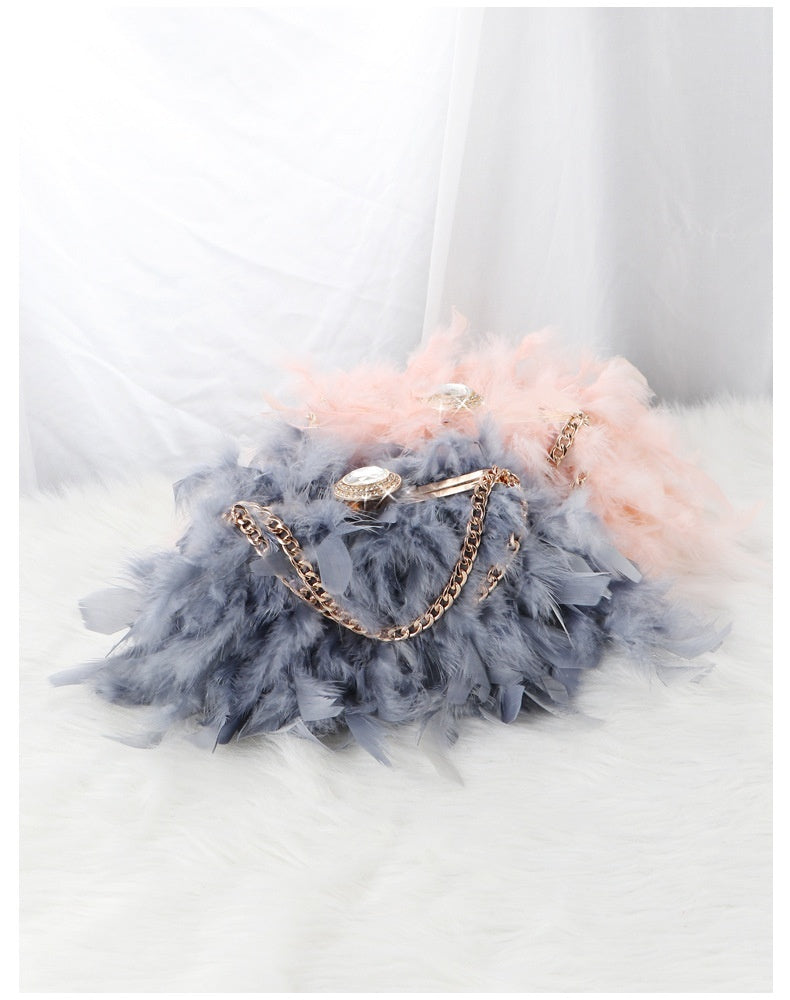 Rhinestone-encrusted Dinner Purse