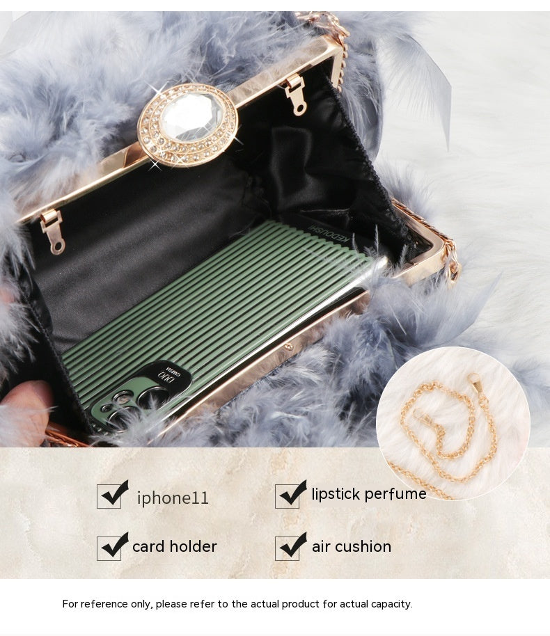 Rhinestone-encrusted Dinner Purse