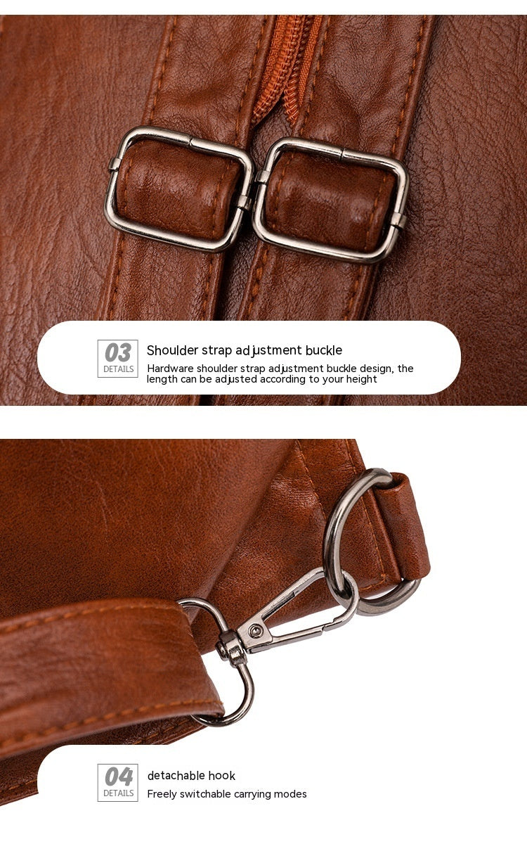 Soft Leather Backpack