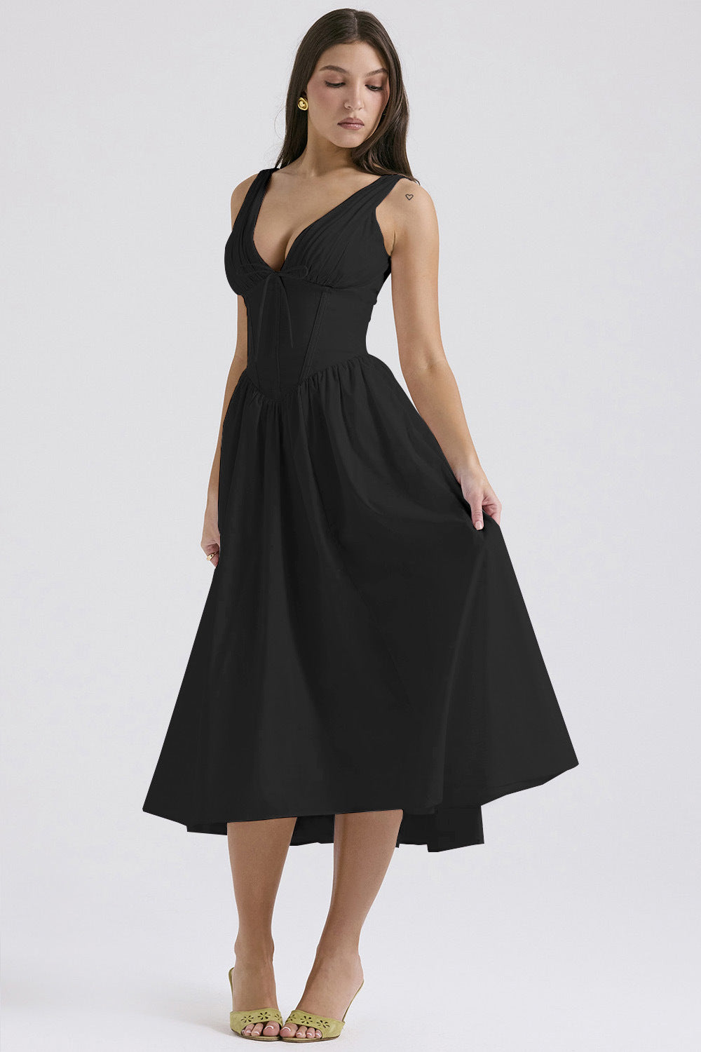 Women's A-line Pleated Dress