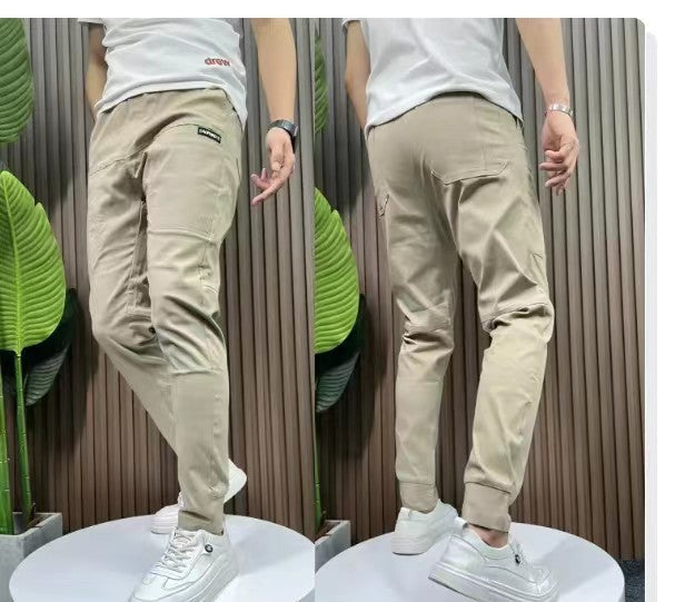 Men's Silk Six-pocket Pants