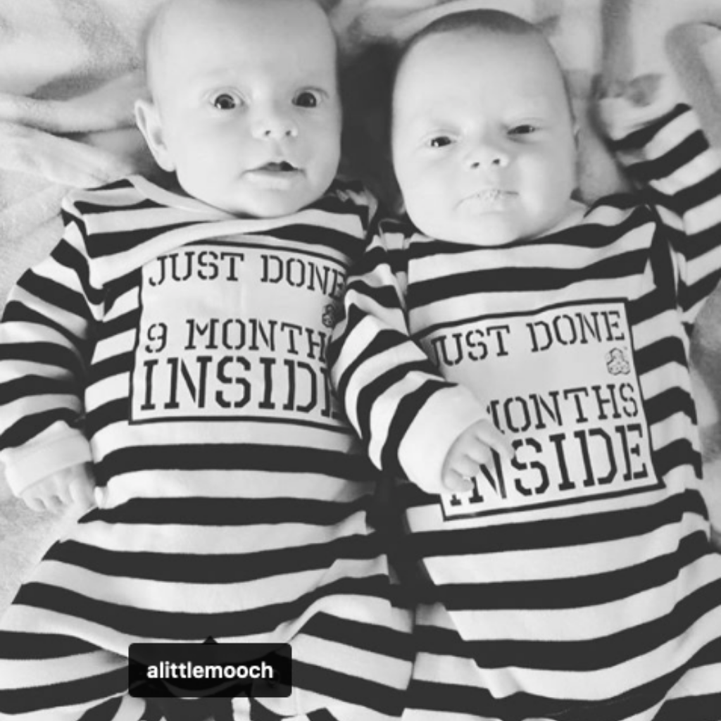 Just Done 9 Months Inside® New Born Baby Grow Lazy Baby®