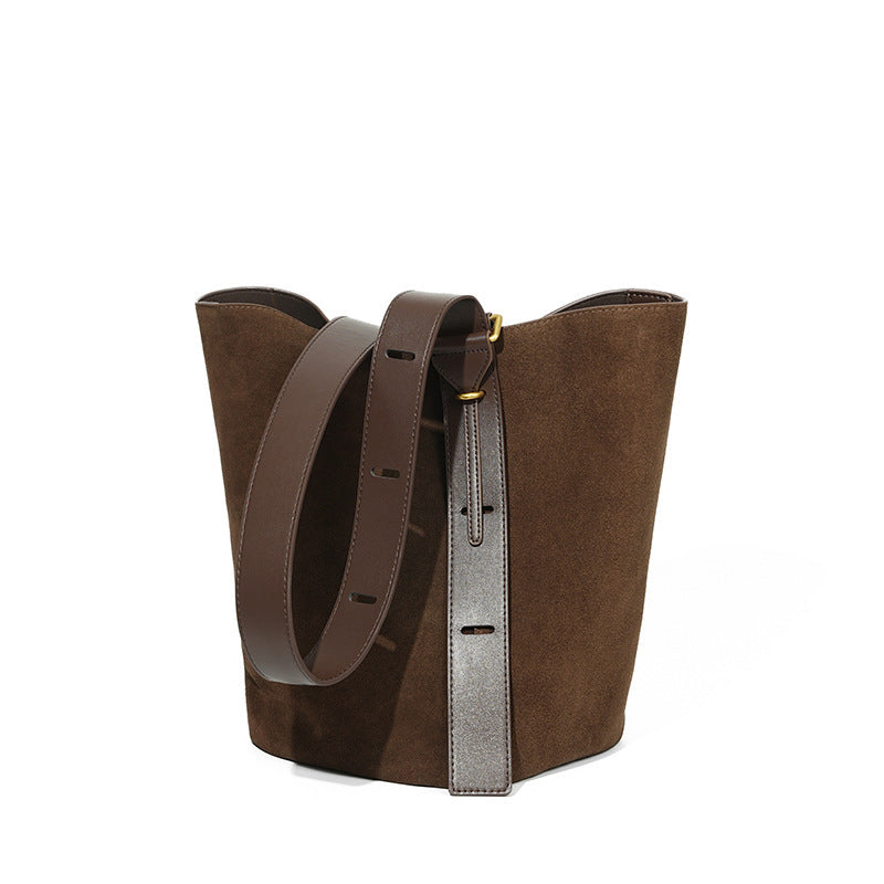 Women's Matte Leather Shoulder Bag