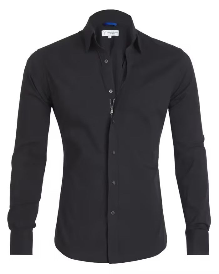 Zippered Sport Shirt