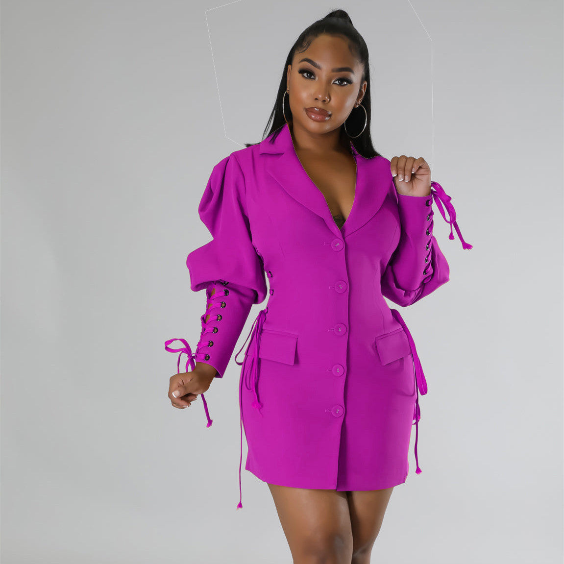 Women's Trendy Lace-up Dress
