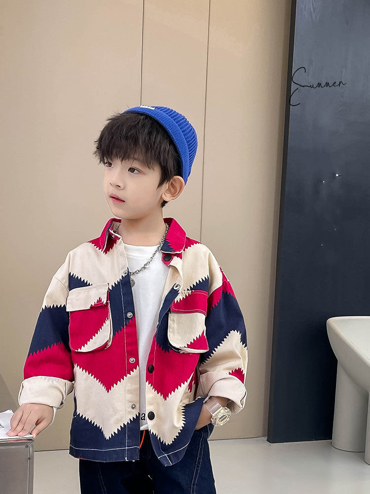 Boys Cotton Shirt Coat
