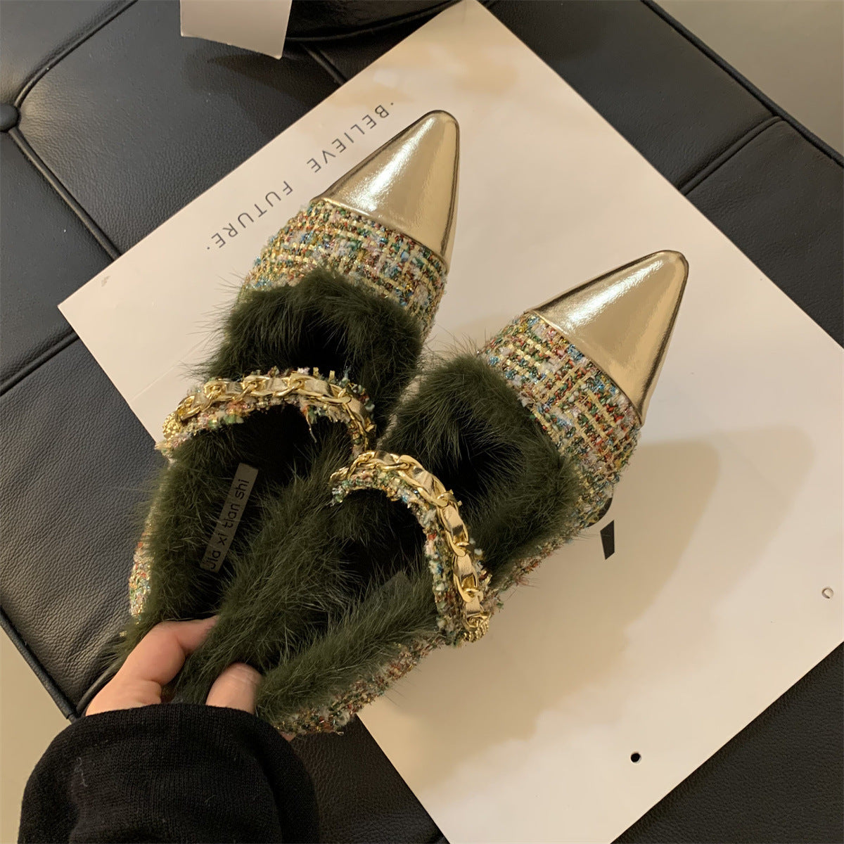 Pointed Mao Shoes