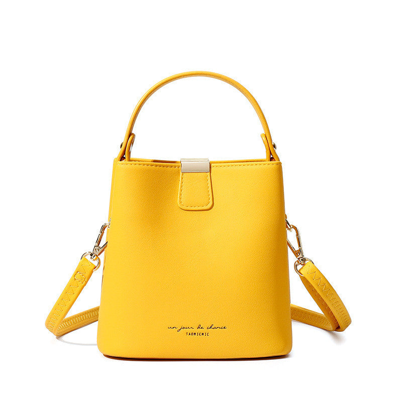 Trendy Messenger Bucket Bag