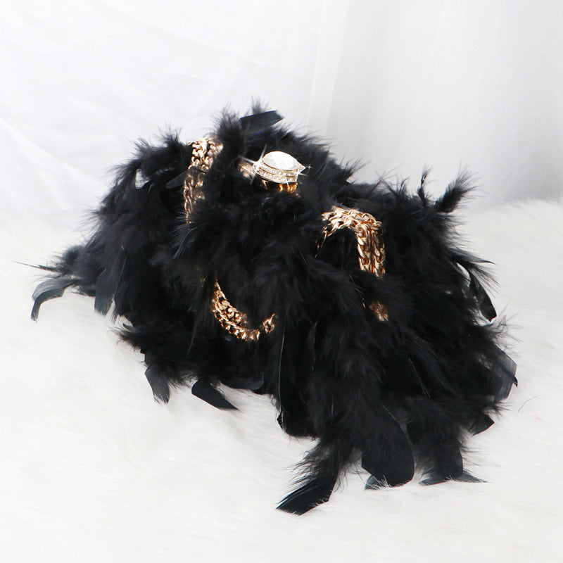 Rhinestone-encrusted Dinner Purse