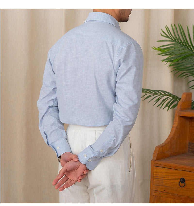 Men's Breathable Cotton & Linen Shirt