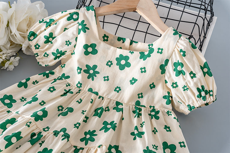 Little Girl's Cotton Printed Dress