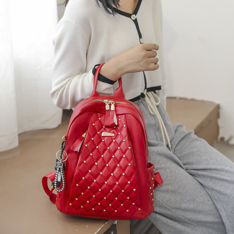 Large Soft Leather Backpack