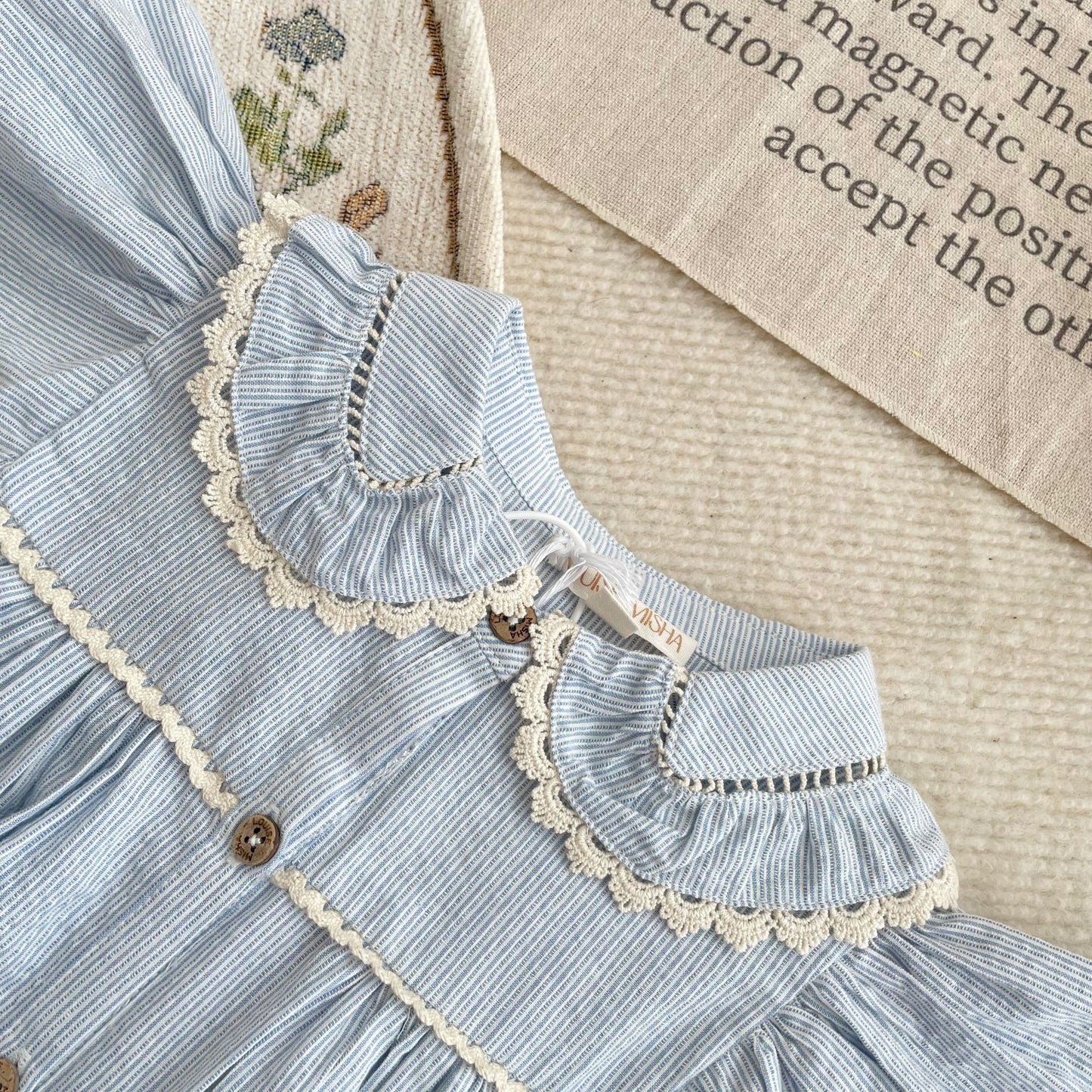 Girls' Collared Dress