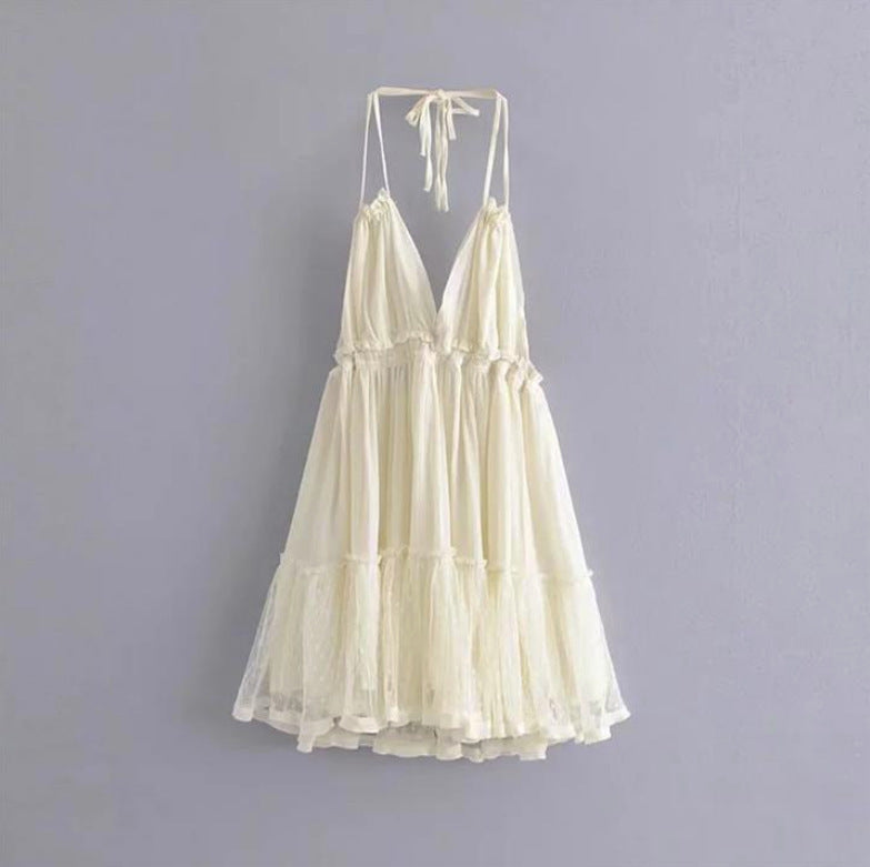 Backless A-Line Dress
