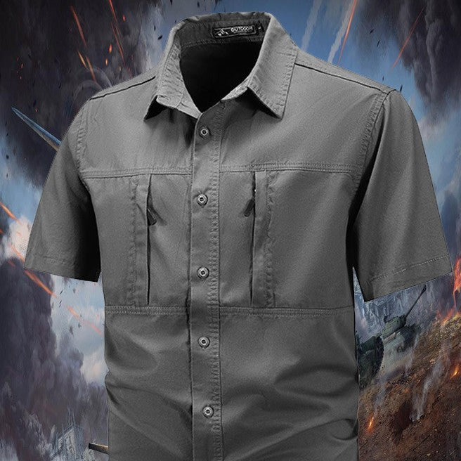 Cotton Leisure Short Sleeve Shirt