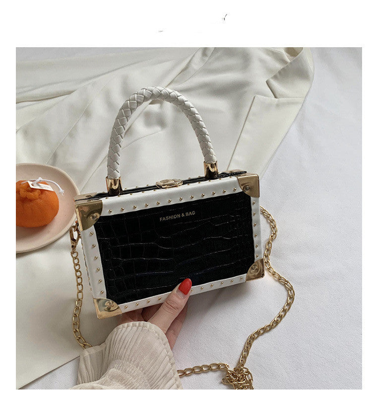 Retro Pattern Box bag