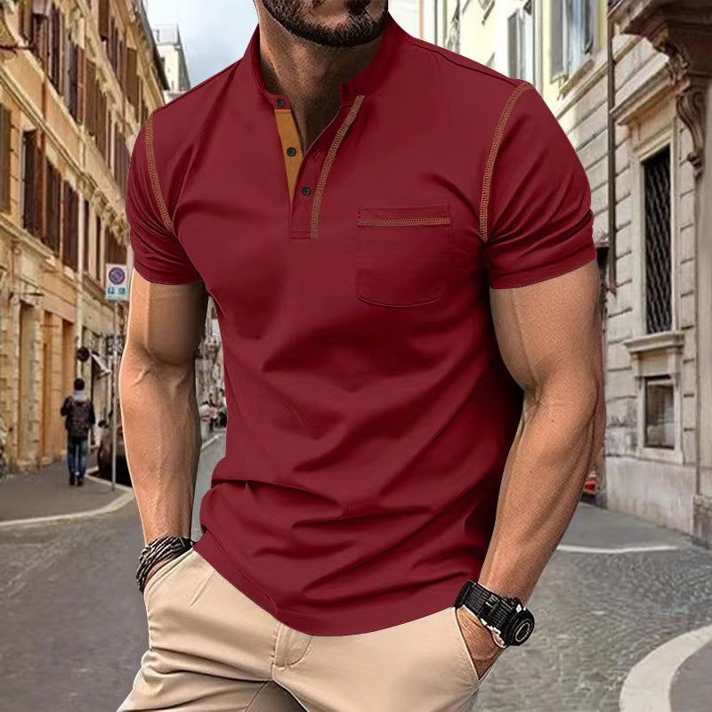 Men's Short-sleeved Polo Shirt