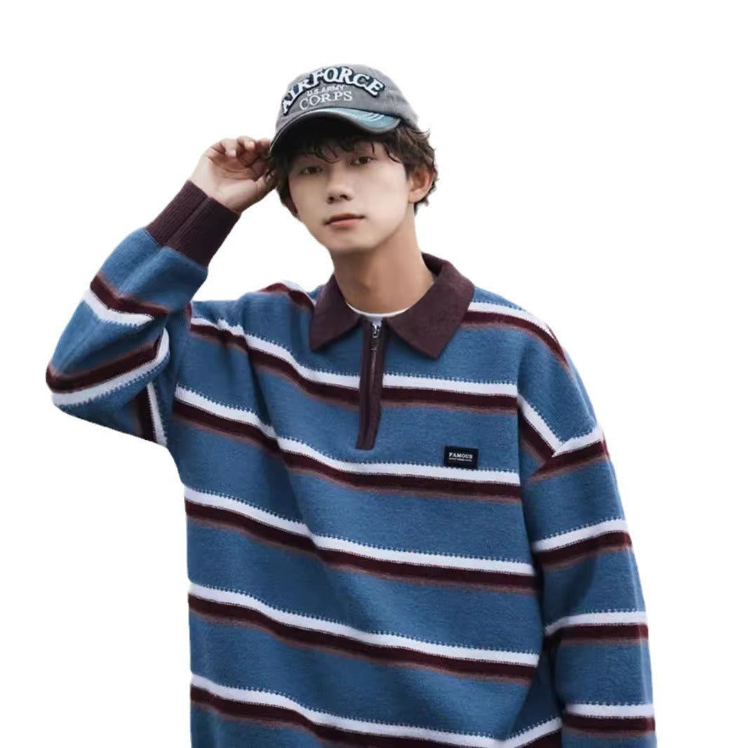 Niche Knitted Top For Men