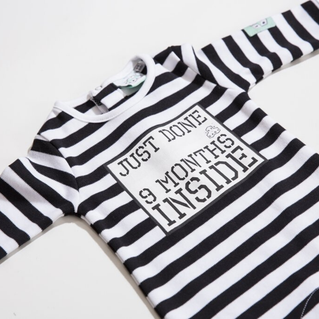 Just Done 9 Months Inside® New Born Baby Grow Lazy Baby®