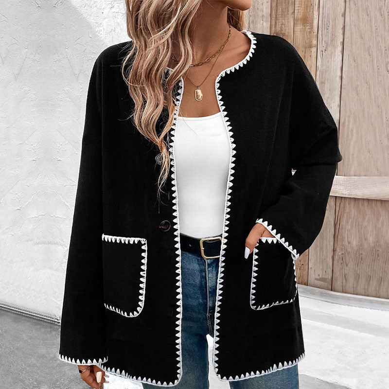 Women's Detailed Pocket Coat