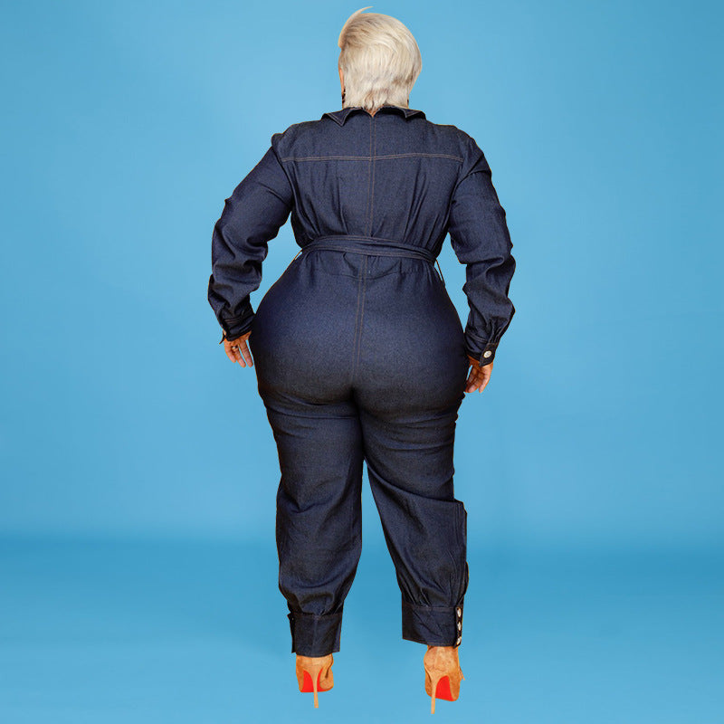 Plus Size Lazada Denim Rompers