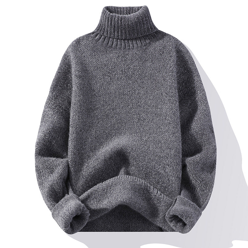 Men's Slim-fit Extra Thick Turtleneck