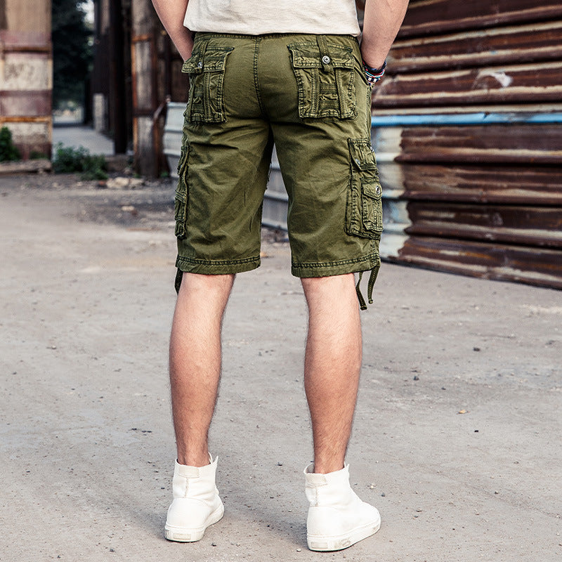 Multi-Pocket Cargo Shorts