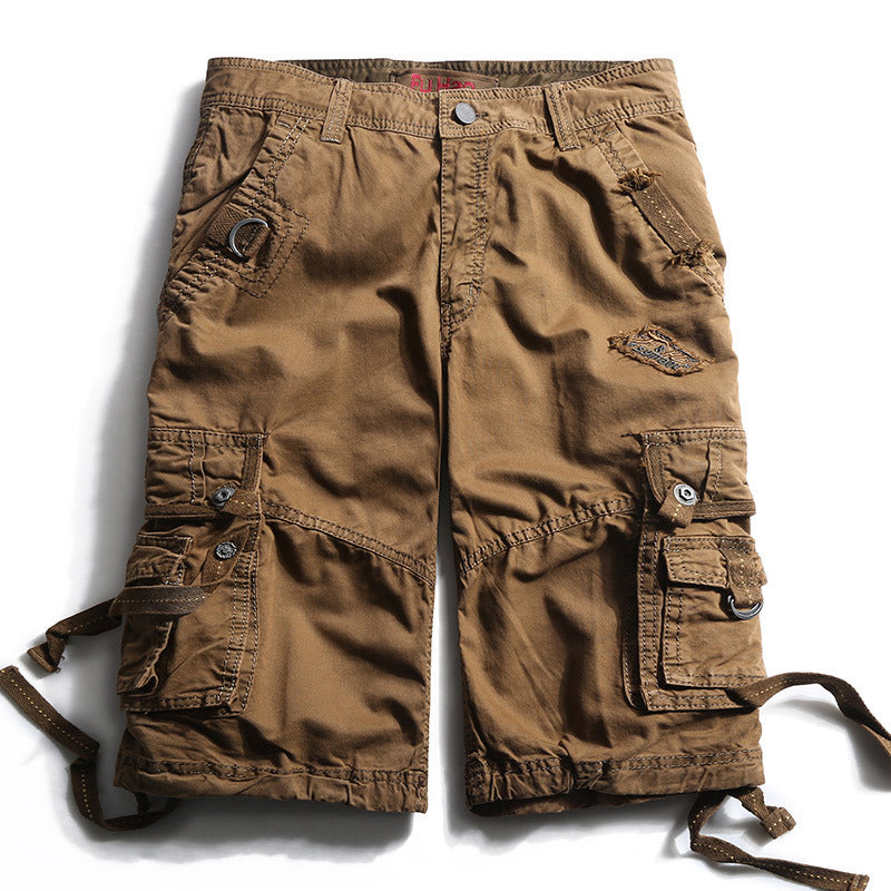 Multi-Pocket Cargo Shorts