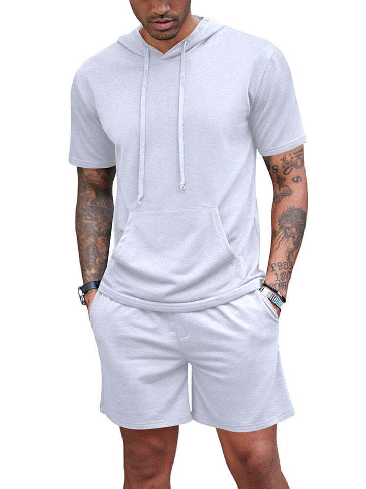 Men's Hooded T-shirt Set