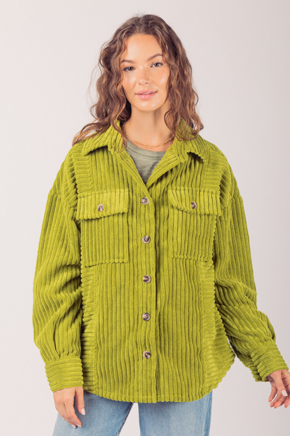 Women's Oversize Shirt Jacket