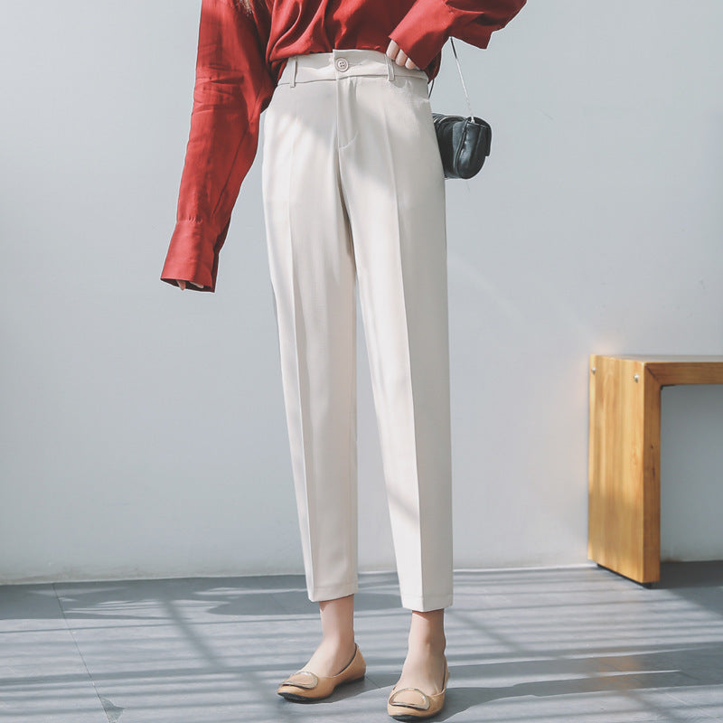 Ladies Elastic Waist Trousers