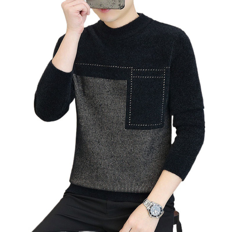 Men's Half Collar Sweater (Also in Plus Size)