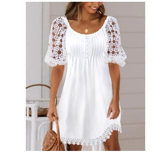 Women's Raglan Lace Dress