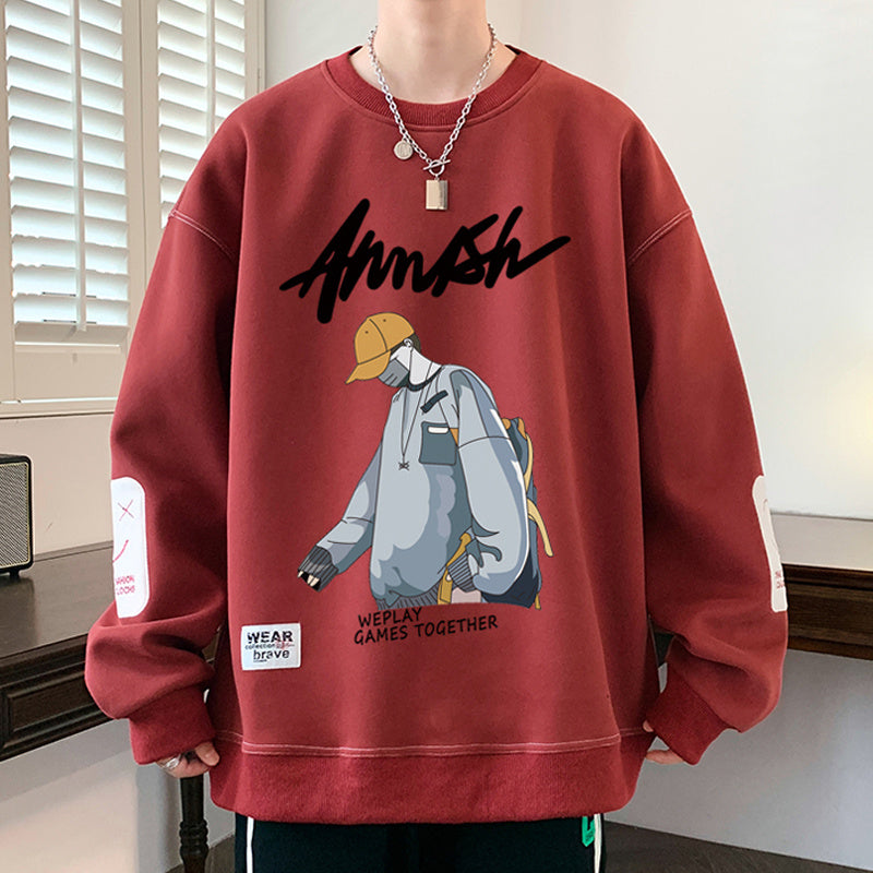 Fleece-lined Men's Sweater