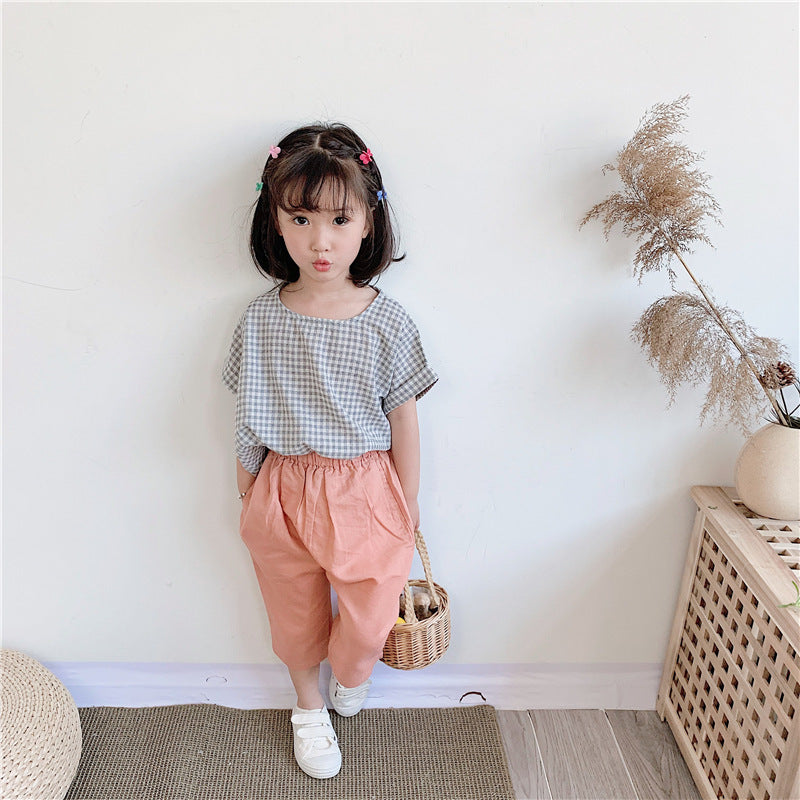 Girls Cotton Trousers