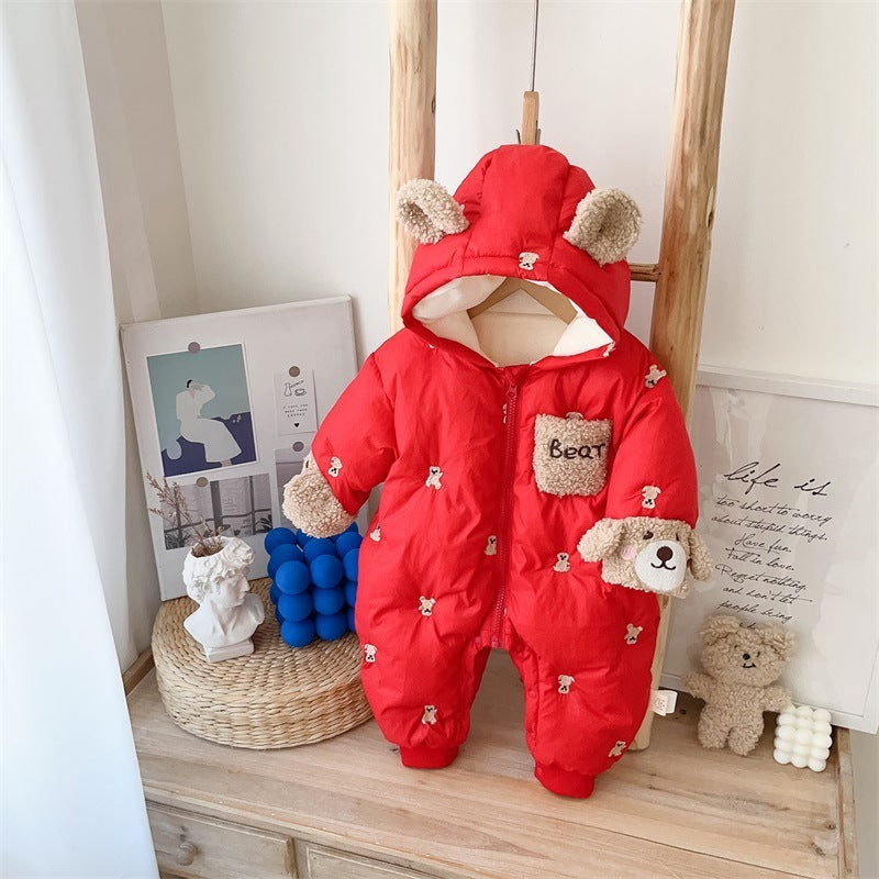 Baby Velvet Padded Coat