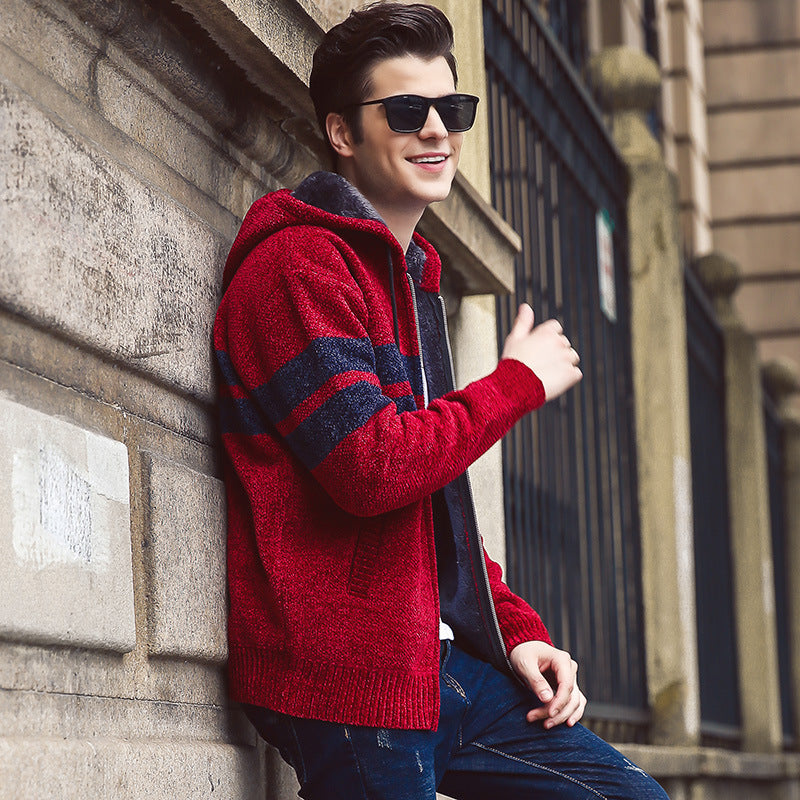 Men's Hooded Cardigan