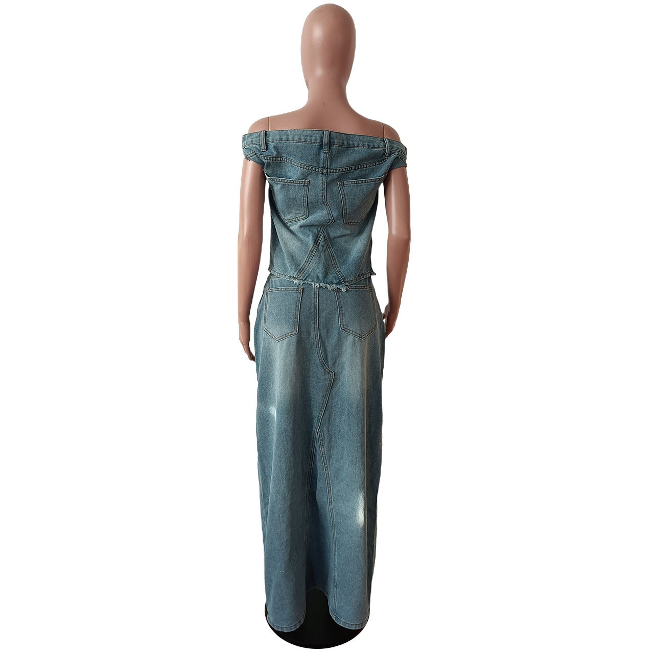Women's Retro Denim Dress