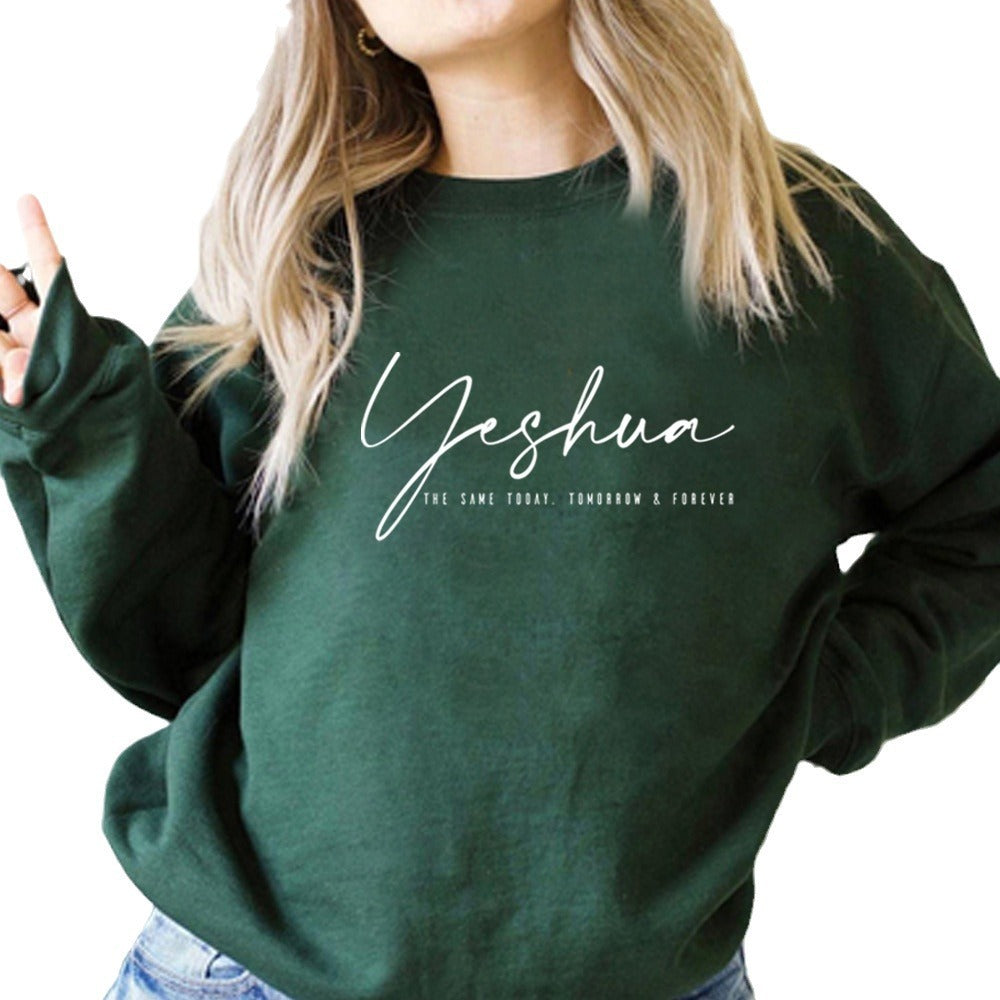 Fleece-lined Long Sleeve Crew Neck