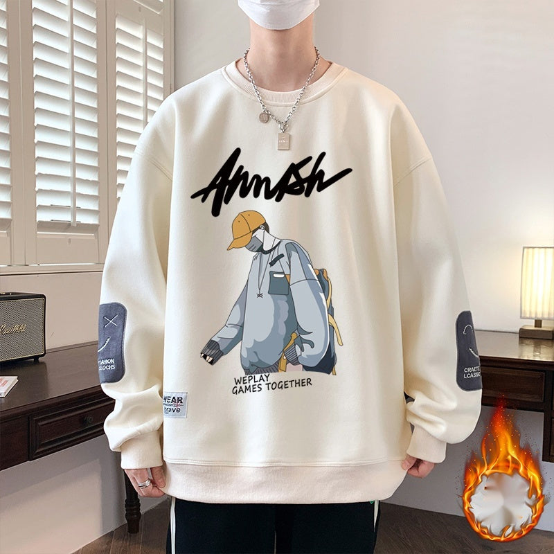 Fleece-lined Men's Sweater