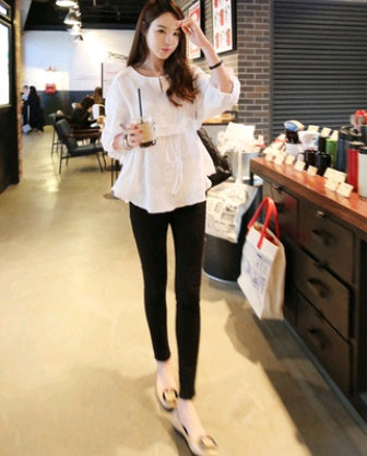 Women's Loose Cotton & Linen Top