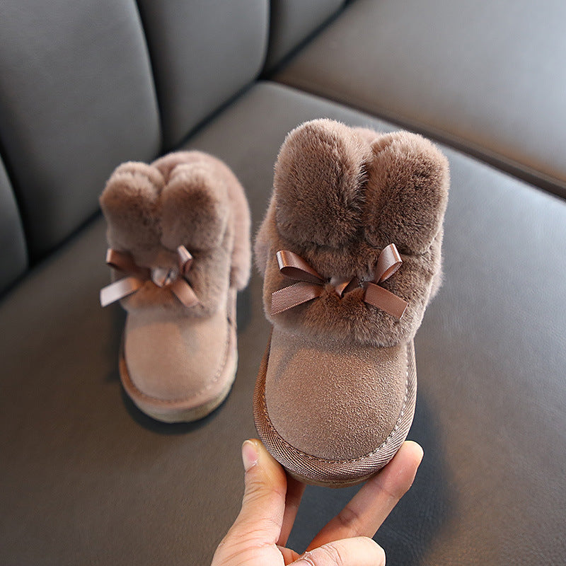 Girl's Plush Booties